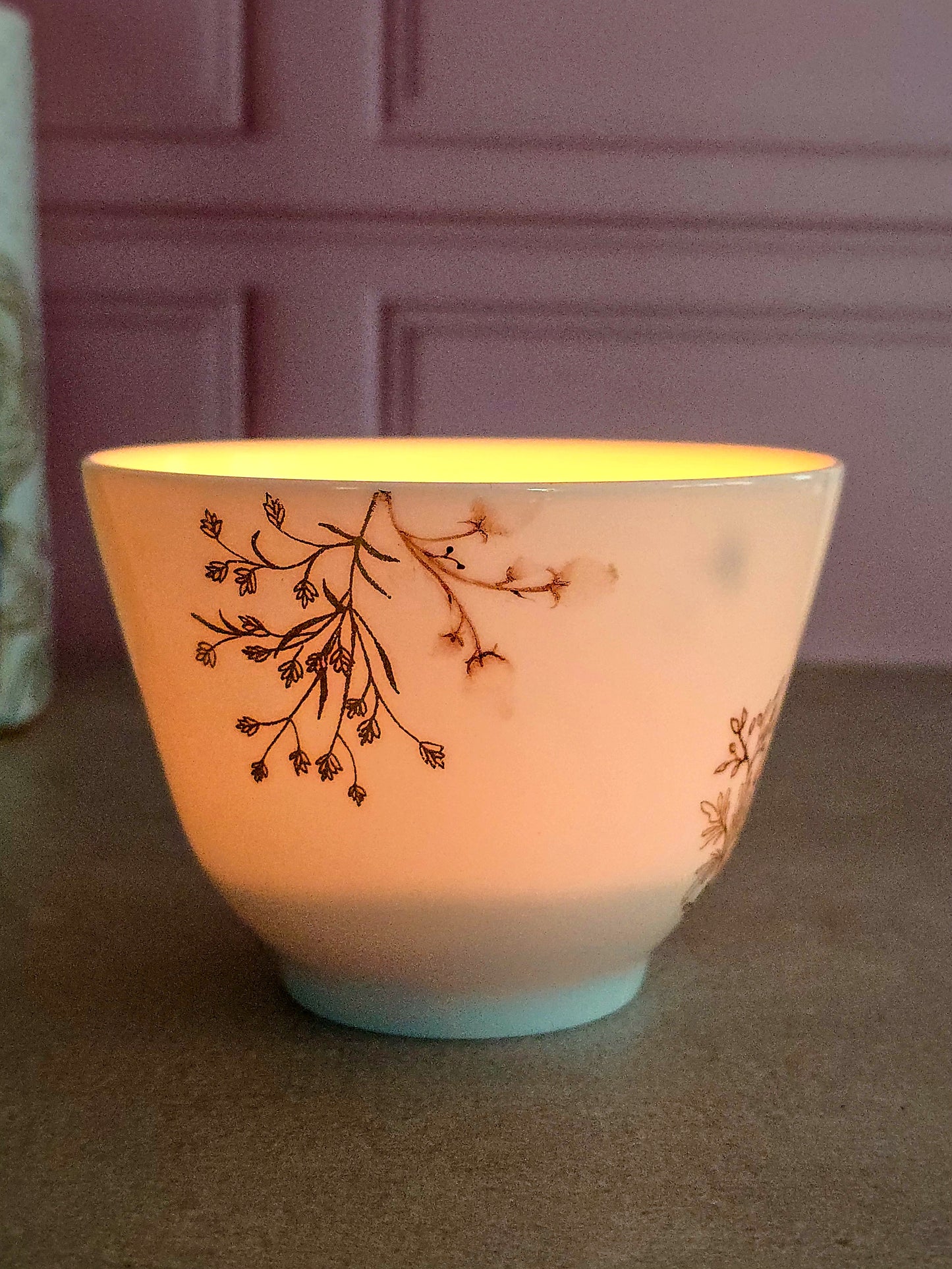 PRECOMMANDE - Tasse Japonaise "Bucolique" en porcelaine fine et translucide