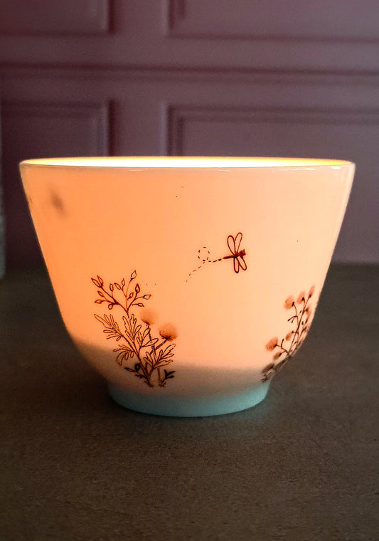 PRECOMMANDE - Tasse Japonaise "Bucolique" en porcelaine fine et translucide